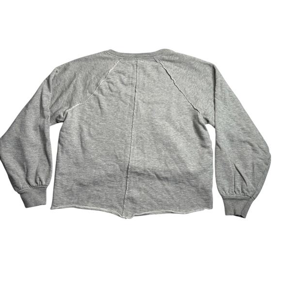 Anthropologie Pilcro Reworked Popover V-Neck Sweatshirt - Picture 4 of 9